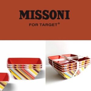 Missoni for Target - 4 plates and 6 bowls